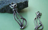 Accessories - 20 Pcs Of Antique Silver Filigree Bowtie Kitten Cat Charms 16x22mm A4146