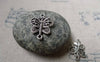 Accessories - 20 Pcs Of Antique Silver Filigree Butterfly Connector Charms 14x17mm A6028