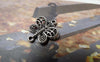 Accessories - 20 Pcs Of Antique Silver Filigree Butterfly Connector Charms 14x17mm A6028