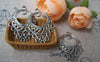 Accessories - 20 Pcs Of Antique Silver Filigree Drop Chandelier Earring Drops Pendant Charms 24x32mm A1064