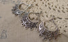 Accessories - 20 Pcs Of Antique Silver Filigree Earring Drop Pendants Charms 30x34mm A7396