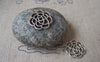 Accessories - 20 Pcs Of Antique Silver Filigree Flower Connector Charms 15mm A3269