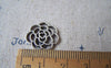 Accessories - 20 Pcs Of Antique Silver Filigree Flower Connector Charms 15mm A3269