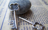 Accessories - 20 Pcs Of Antique Silver Filigree Flower Key Charms 11x32mm A2389