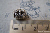 Accessories - 20 Pcs Of Antique Silver Filigree Flower Necklace Drum Bail Charms 10mm A5711