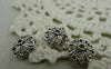 Accessories - 20 Pcs Of Antique Silver Filigree Flower Spacer Bead Caps 12mm A5927
