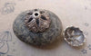 Accessories - 20 Pcs Of Antique Silver Filigree Flower Spacer Bead Caps 7x20mm A6217