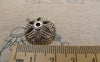 Accessories - 20 Pcs Of Antique Silver Filigree Flower Spacer Bead Caps 7x20mm A6217