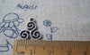 Accessories - 20 Pcs Of Antique Silver Filigree Flower Spiral Coiled Charms 13x16mm A1950