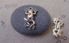 Accessories - 20 Pcs Of Antique Silver Filigree Leaping Frog Charms 12x20mm A7467