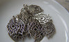 Accessories - 20 Pcs Of Antique Silver Filigree Peacock Feather Charms 13x22mm A2523
