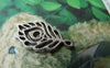 Accessories - 20 Pcs Of Antique Silver Filigree Peacock Feather Charms 13x22mm A2523