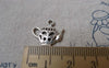 Accessories - 20 Pcs Of Antique Silver Filigree Teapot Charms 16x18mm A7269