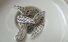 Accessories - 20 Pcs Of Antique Silver Filigree Wing Charms 9x23mm A6470