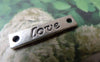 Accessories - 20 Pcs Of Antique Silver Flat Bar Connector Charms 5x25mm A7252