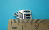 Accessories - 20 Pcs Of Antique Silver Flat House Charms 13x16mm A890