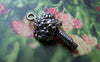 Accessories - 20 Pcs Of Antique Silver Flower Bouquet Charms Pendants 12x21mm A1686