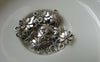 Accessories - 20 Pcs Of Antique Silver Flower Charms 10x14mm A6570