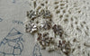 Accessories - 20 Pcs Of Antique Silver Flower Charms 10x14mm A6570