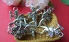 Accessories - 20 Pcs Of Antique Silver Flying Angel Charms Double Sided 14x24mm A1530