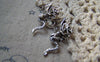 Accessories - 20 Pcs Of Antique Silver Flying Dragon Charms Pendant 15x28mm A5798