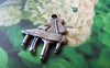 Accessories - 20 Pcs Of Antique Silver Grand Piano Charms 15x17mm A1672
