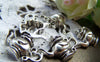 Accessories - 20 Pcs Of Antique Silver Half Teapot Charms 15x21mm A1294