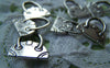 Accessories - 20 Pcs Of Antique Silver Handbag Charms Pendants 14x16mm A882