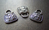Accessories - 20 Pcs Of Antique Silver Handbag Charms Pendants 15x20mm A865