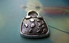 Accessories - 20 Pcs Of Antique Silver Handbag Charms Pendants 15x20mm A865