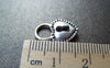 Accessories - 20 Pcs Of Antique Silver Heart Lock Charms 11x17mm A2188