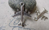 Accessories - 20 Pcs Of Antique Silver Jet Plane Charms 22x28mm  A6873