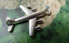 Accessories - 20 Pcs Of Antique Silver Jet Plane Charms 22x28mm  A6873