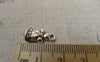 Accessories - 20 Pcs Of Antique Silver Jingle Bell Christmas Charms 9x14mm A6453