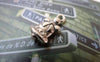 Accessories - 20 Pcs Of Antique Silver Jingle Bell Christmas Charms 9x14mm A6453