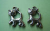 Accessories - 20 Pcs Of Antique Silver Kitten Cat Charms 15x22mm A1146