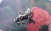 Accessories - 20 Pcs Of Antique Silver Lion Charms 14x20mm Double Sided A7572