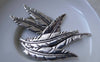 Accessories - 20 Pcs Of Antique Silver Long Feather Charms 9x44mm A7673