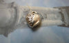 Accessories - 20 Pcs Of Antique Silver Lovely 3D Heart Charms 10mm A6304