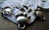 Accessories - 20 Pcs Of Antique Silver Lovely Bear Paw Charms 13x14mm A3666