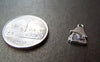 Accessories - 20 Pcs Of Antique Silver Lovely Cartoon House Charms 10x15mm A895
