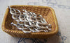 Accessories - 20 Pcs Of Antique Silver Lovely Chinese Knot Connector Charms 18x27mm A1127