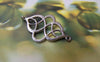 Accessories - 20 Pcs Of Antique Silver Lovely Chinese Knot Connector Charms 18x27mm A1127