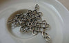 Accessories - 20 Pcs Of Antique Silver Lovely Chinese Knot Connector Charms 18x31mm A5637