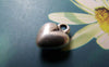 Accessories - 20 Pcs Of Antique Silver Lovely Heart Charms 9mm A914