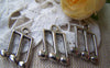 Accessories - 20 Pcs Of Antique Silver Lovely Music Note Charms 12x20mm A1667