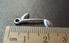 Accessories - 20 Pcs Of Antique Silver Lovely Music Note Charms 7x24mm A1668