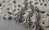 Accessories - 20 Pcs Of Antique Silver Lovely Phoenix Bird Charms 12x31mm Double Sided A7560