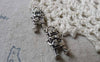 Accessories - 20 Pcs Of Antique Silver Lovely Robot Charms 9x17mm A6331