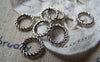 Accessories - 20 Pcs Of Antique Silver Lovely Twisted Coiled Ring 10mm A2951